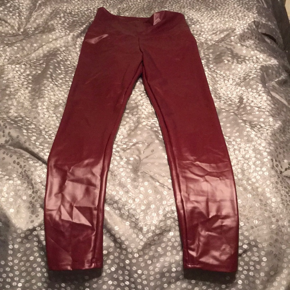 Size Medium Polyester Pants Maroon